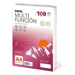 A4-vellen 100 g 200 vellen multifunctioneel papier voor printers, laserprinters en inkjetprinters, kopieerapparaat voor kantoor, schoolbenodigdheden, verpakking met folie, 100 g, 200 uur