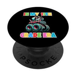 Nel mio cane Monster Truck dell'era dell'undicesima elementare torna a scuola PopSockets PopGrip Intercambiabile