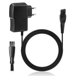 GlasFlength Caricatore Rasoio Elettrico per Philips HQ8505, 15V Caricabatterie per Regolabarba Uomo QG3200 QG3300 Series QT4050 Câble de Charge CRP136 für Philips PT720 HQ8830 RQ1250 (Nero)