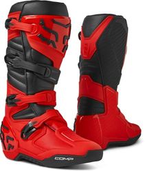 Fox Racing Herr Comp Motocross Boots, Fluo röd, 40 EU
