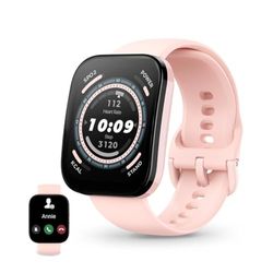 Amazfit Bip 5 Smartwatch, Schermo grande da 1,91", chiamate Bluetooth, Alexa, GPS, durata della batteria di 10 giorni, fitness tracker con frequenza cardiaca, monitoraggio dell'ossigeno nel sangue