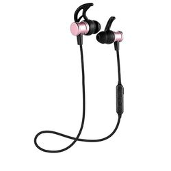 Auriculares Stereo Bluetooth Deportivos Cool Magnetic Rosa