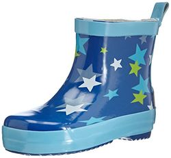 Playshoes Bottes En Caoutchouc Basses Bottes de pluie Mixte Enfant, Étoiles, 25 EU