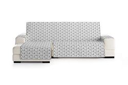 Eysa Nordic Capa de poliéster, cinzento, Chaise Longue 240 cm. Válido para sofá de 250 a 300 cm