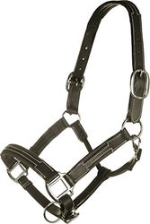 HKM Sports Equipment Licol en Cuir Souple, Marron, Frange