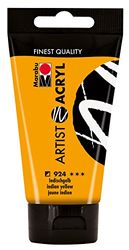 Marabu 12200002924 – Artist Acryl Jaune Indien 75 ML, Peinture Acrylique Fine de qualité Artistique, à Base d'eau, consistance pâteuse, hautement pigmentée, très Bonne Brillance et opacité