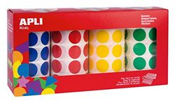 APLI Kids Lot de 4 rouleaux de gommettes