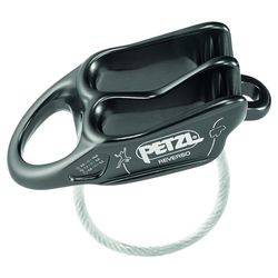 PETZL - Assicuratore REVERSO - Unisex, Grigio, Taglia Unica