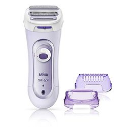 Braun Silk-épil Lady Shaver 3-in-1 Draadloos Scheerapparaat Voor Vrouwen, Ontharen Dames, Ladyshave & Epilady, Trimmer En Scrubsysteem, Ladyshave & Epilady, 5-560, Lila