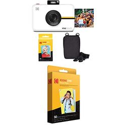 KODAK Step Touch Fotocamera digitale con stampa istantanea da 13 MP & Carta fotografica Zink Premium 2x3 pollici (50 fogli) compatibile con fotocamere
