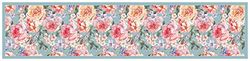 Doge Milano Chemin de cuisine, 100% Made in Italy, Tapis antitache avec impression numérique, Tapis antidérapant et lavable, Modèle Benjamin, cm 240x52