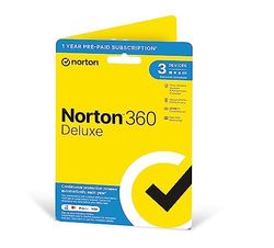 Norton 360 Deluxe 2024, Antivirus software for 3 Devices and 1-year subscription with automatic renewal, Includes Secure VPN and Password Manager, PC/Mac/iOS/Android, Activation Code by Post