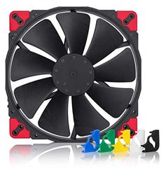 Noctua NF-A20 PWM chromax.black.swap, Ventilateur Silencieux Haut de Gamme, 4 Broches (200x30 mm, Noir)