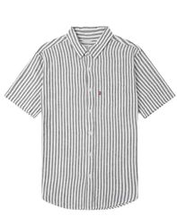 S/S Sunset 1 PKT STANDRD Neutrals, Dean Stripe Black Oy, L