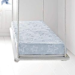PIELSA 6627-62, manta bebé, manta bebé recém-nascido, manta bebé inverno, manta bebé meses, manta bebé estampada, manta de berço, cor azul, tamanho 80 x 110
