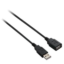 V7 V7E2USB2EXT-03M 3 m hane till hona USB 2.0 A till en förlängningskabel - svart