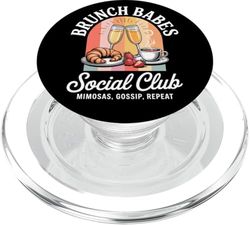 Brunch Babes Social Club Cute Besties Weekend PopSockets PopGrip for MagSafe