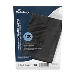 MediaRange zubehör CD-/DVD-rohlinge Etui à Pochette 1dischi Transparent