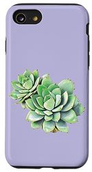 Custodia per iPhone SE (2020) / 7 / 8 Piante succulente Giardinaggio Illustrazione Verde Deserto Giardino
