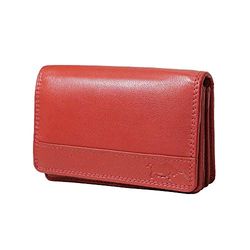 Arrigo Portemonnee voor volwassenen, uniseks, rood (Rood), 3x8.5x12.5 cm (B x H x T)