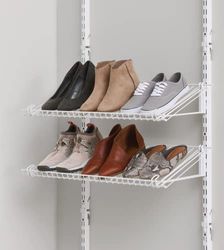 Rubbermaid Shoe Shelf, White