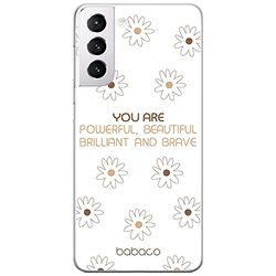 ERT GROUP mobiltelefonfodral för Samsung S21 originalt och officiellt licensierat Babaco mönster Positive vibes 003 optimalt anpassad till formen på mobiltelefonen, gedeeltelijk transparant