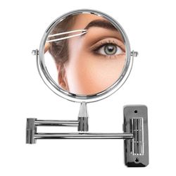 Danielle Creations spiegel, wandmontage, chroom, 10-voudige vergroting, 20 cm