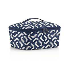 reisenthel Coolerbag M Pocket koeltas met bovenmateriaal van gerecyclede PET-flessen, ideaal voor de lunch onderweg, Signature Navy, Eén maat, boodschappentassen