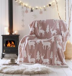 Portfolio Home Throw, Pink, L