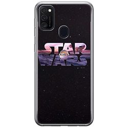 ERT GROUP mobiltelefonfodral för Samsung M21 originalt och officiellt licensierat Star Wars mönster 048 optimalt anpassad till formen på mobiltelefonen, fodral tillverkad av TPU-plast