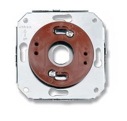 Adaptador chassis metálico para instalação mecanismos elétricos vintage Garby com moldura em superfície com caixa de embutir - acessório para mecanismos de parede Garby Collection, da Fontini.