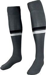 HS S13 fotbollsstrumpor unisex, unisex – vuxna Bianco/Grigio/Nero 2
