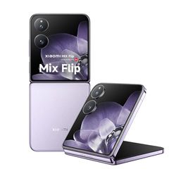 Xiaomi Mix Flip - Smartphone de 12+512GB, Lentes Leica Summilux, Snapdragon 8 Gen 3, Pantalla Exterior de 4,01" e Interior de 6,86" 120Hz, HyperCharge 67W, Cargador Incluido, Morado (Versión ES)