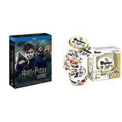 Harry Potter Collection (Standard Edition) (8 Blu-Ray) + Asmodee Italia- Dobble Harry Potter Gioco da Tavolo, Colore, 8243