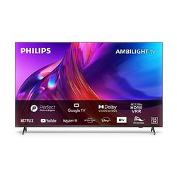 Philips 4K LED Ambilight TV|PUS8818|75 Pulgadas|UHD 4K TV|60Hz|P5 Picture Engine|HDR10+|Google Smart TV|Dolby Atmos|Altavoces 20 W|Soporte|Prime|Netflix|Youtube|Asistente de Google|Alexa