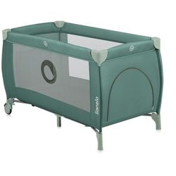 lionelo Stefi Plus 2 en 1 Cuna de Viaje y corralito de bebé de hasta 15 kg con Acceso Lateral con Cremallera, colchón de Espuma