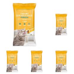 by Amazon Snack leccabile per gatti, pollo 5 x 15 g, 75 g (Confezione da 5)