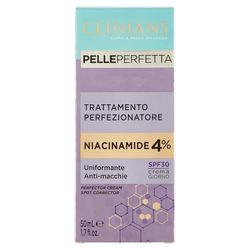 CLINIANS | Tratamiento en Crema Perfeccionador de la Piel, Niacinamida 4%, Dermatológicamente Testado, Made in Italy, 50 ml