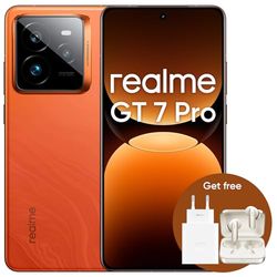 realme GT 7 Pro 5G Smartphone 12+256GB, Snapdragon 8 Elite Chipset, Orange Amazon Exclusive(adapter included) +Air 7 Gold