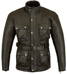 Bikers Gear Mens Lj1121-4xl, Brown, 4XL UK