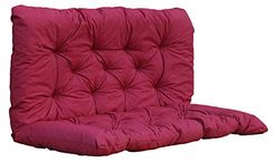 Ambientehome Set van 1 bankkussens - 120 x 98 x 8 cm - Rood