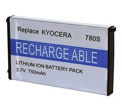 Amsahr Câmara de substituição digital e bateria de câmara de vídeo para Kyocera BP780S, Finecam SL300R