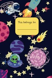 This journal belongs to...dsen: Perfect for kids who love space!