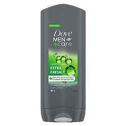 Dove Men+Care Żel pod prysznic 3 w 1 Extra Fresh do ciała, twarzy i włosów z 24-godzinnym efektem pielęgnacji, 400 ml, 6 sztuk