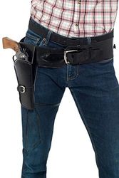 Adult Faux Leather Single Holster with Belt