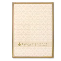 Lawrence Frames moldura para fotos de metal dourado de 5 x 7 polegadas vidro