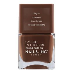 Nails Inc - HAWAII BEACH Vernis à ongles - Nuance brune naturelle - Formule nourrissante avec AHA pour ongles hydratés - Pinceau large pour nail art optimal - Vegan, Longue durée & Cruelty Free