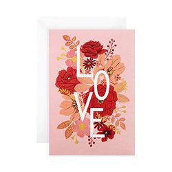 Hallmark Verjaardagskaart - Bloemen Tekst 'good mail' Design