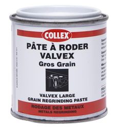 GEB Pâte à roder VALVEX Rodage des métaux. Pour soupapes, robinets, vannes, clapets - Gros grain 120 - Pot 200g