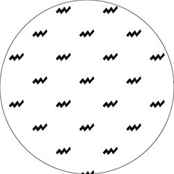 Bonateks, Round Digital Printed Mouse Pad, Non-Slip Base, for Office and Home, Diameter:22cm